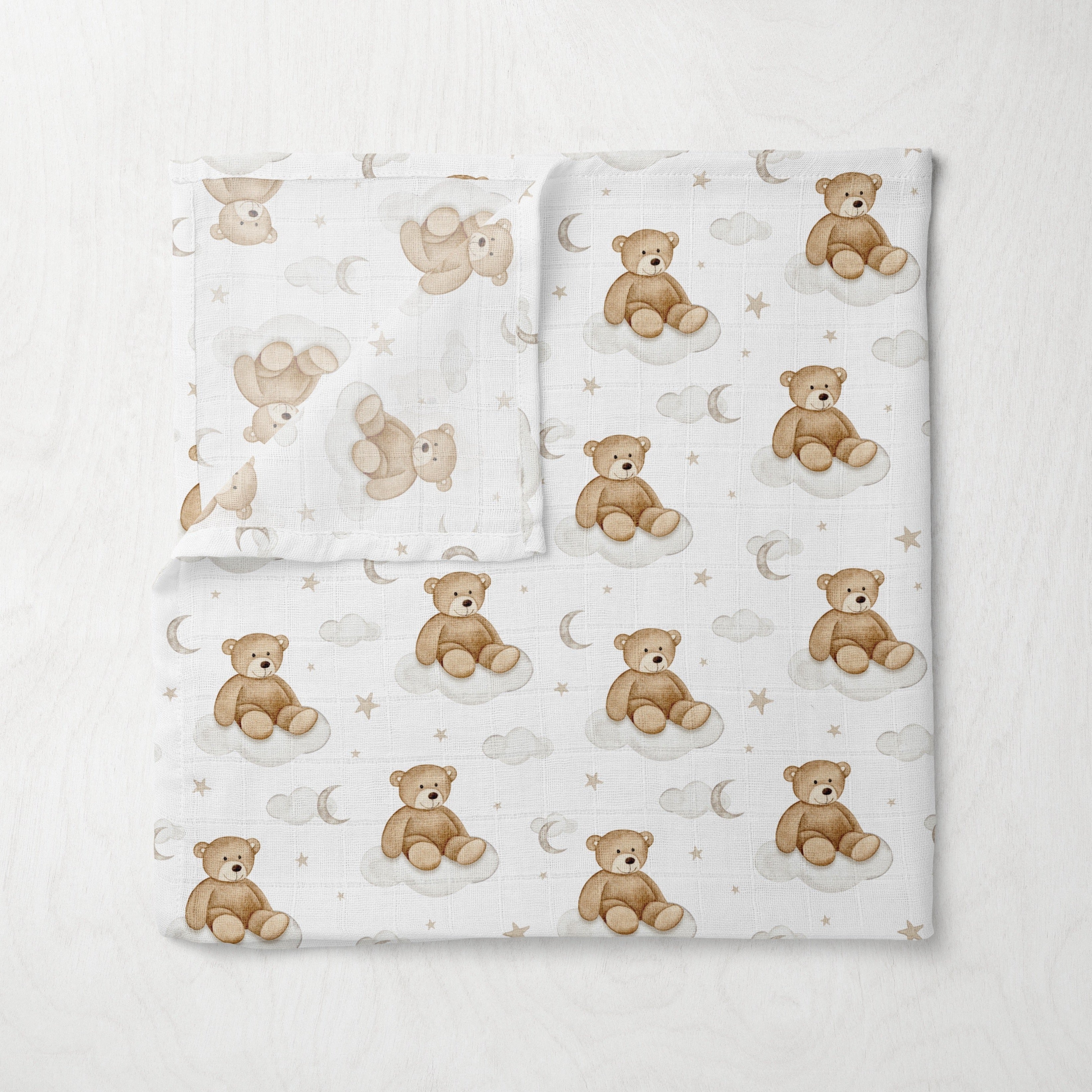 Muslin Cloth - Teddy Bear