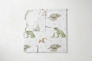 Dinosaur Large Muslin Swaddle